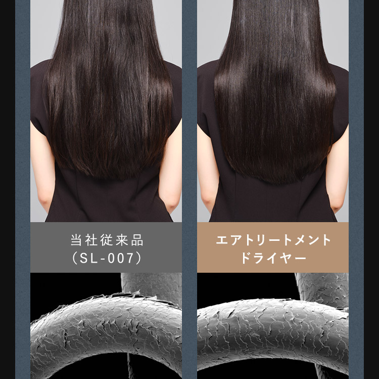 当社従来品 エアトリートメントドライヤー