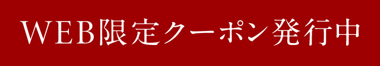 WEB限定クーポン発行中