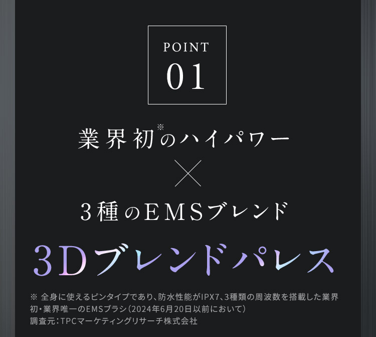 POINT01 3Dブレンドパレス