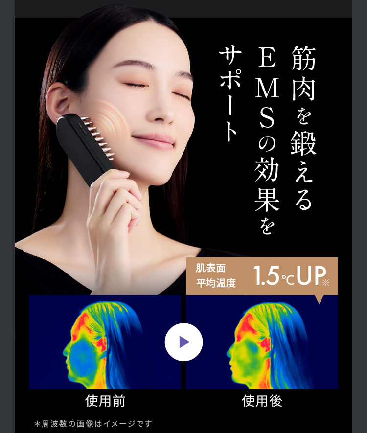 筋肉を鍛えるEMSの効果をサポート