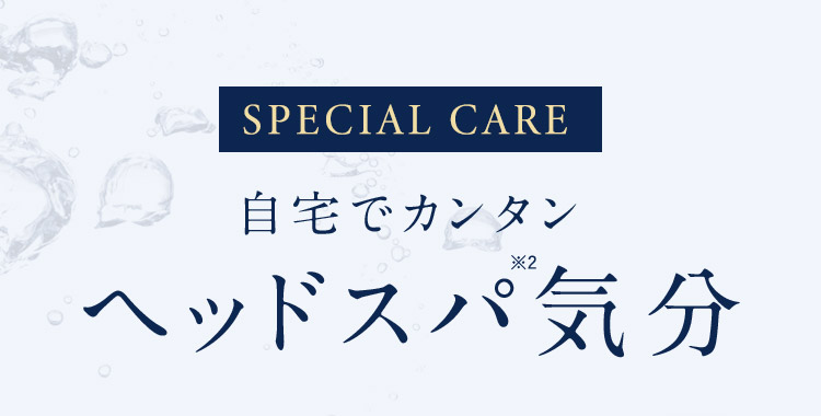 自宅でカンタン ヘッドスパ気分