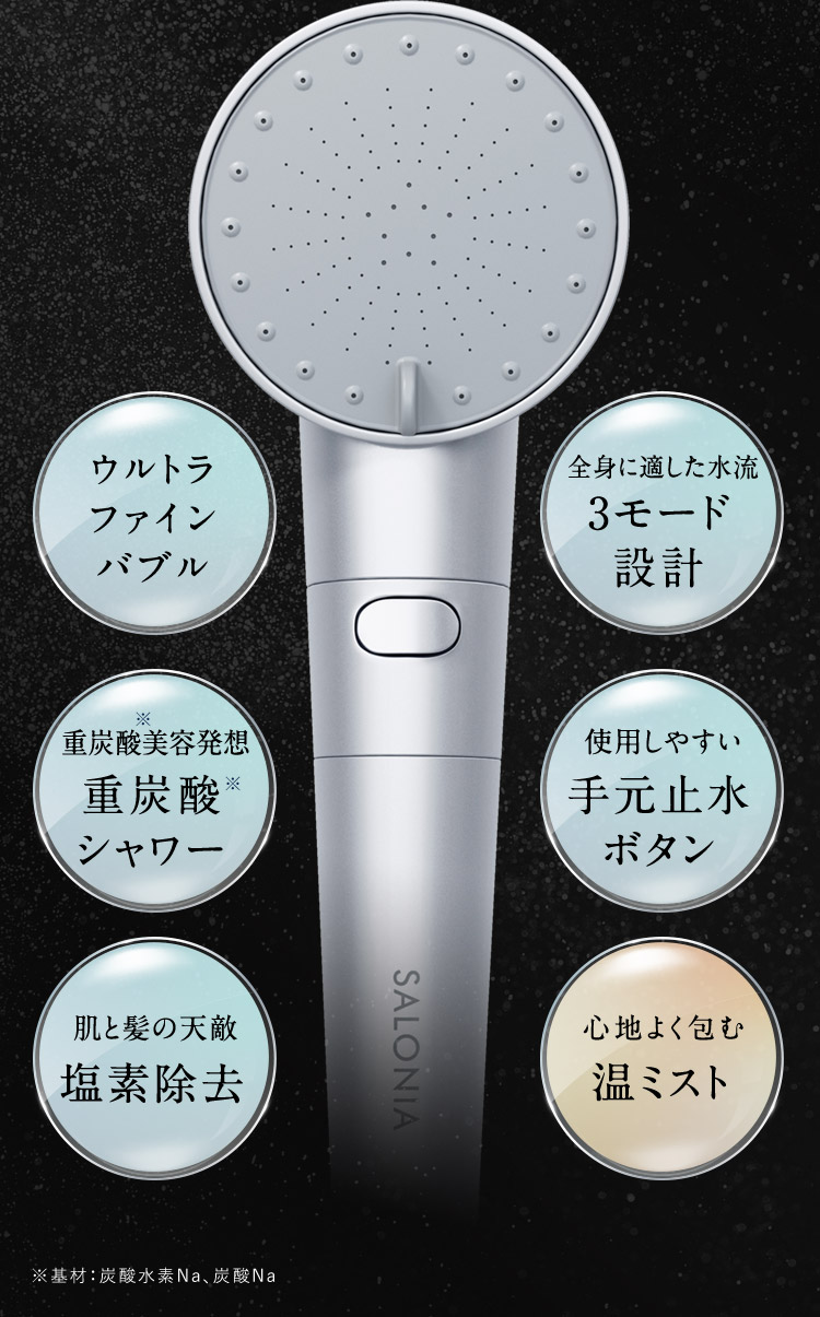 SALONIA_ファインバブルクリアセット