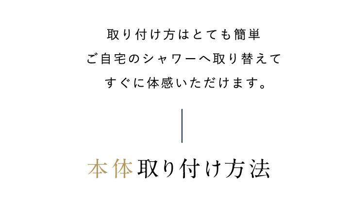 本体取付方法