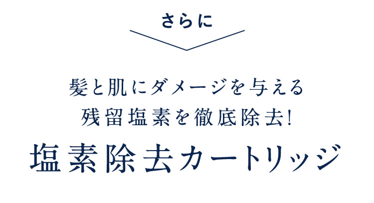さらに 塩素除去カートリッジ