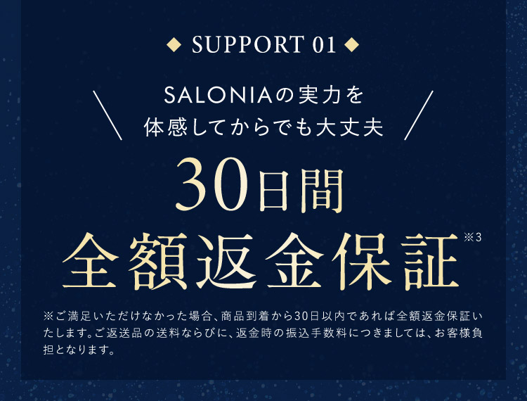 30日間全額返金保証