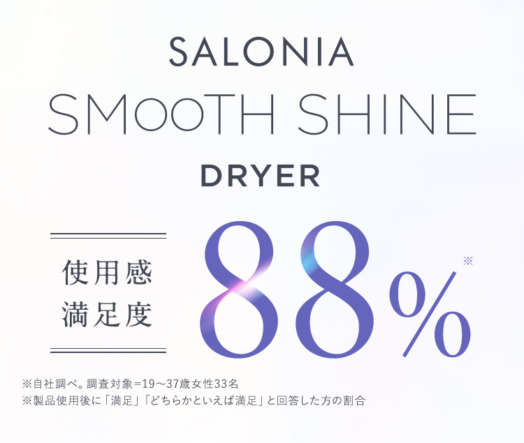 使用感満足度88％