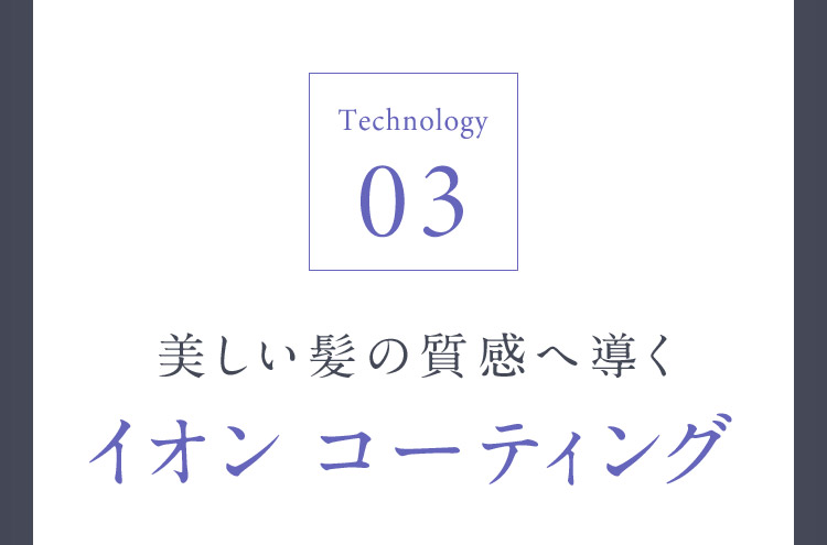 Technology03 イオンコーティング