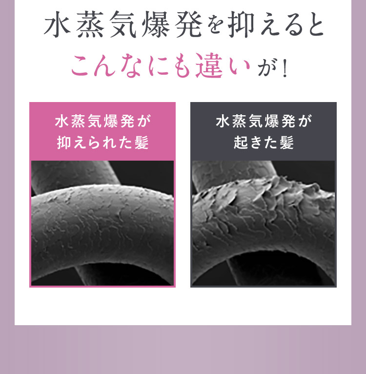 水蒸気爆発を抑えるとこんなにも違いが！