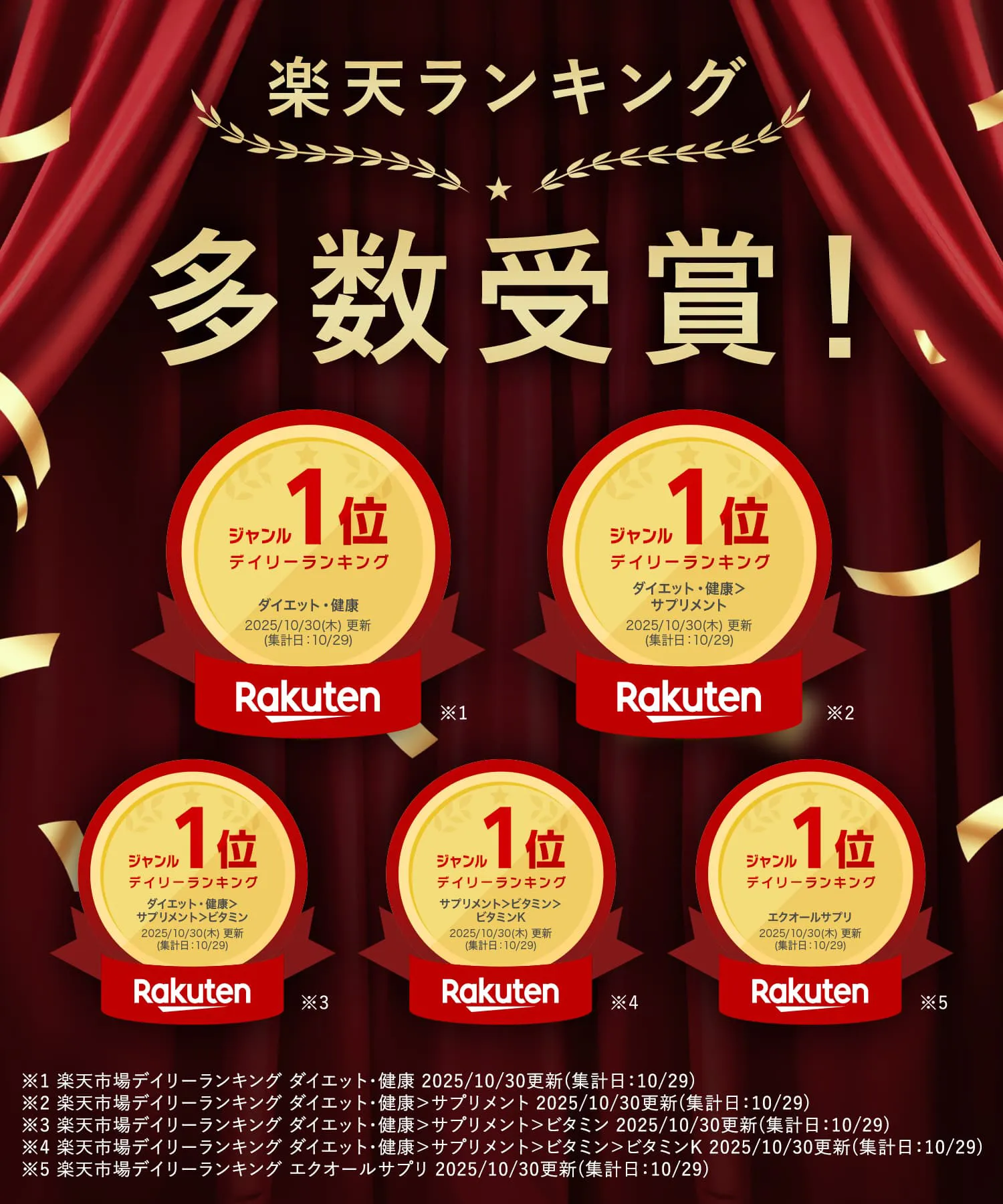 楽天ランキング多数受賞！
